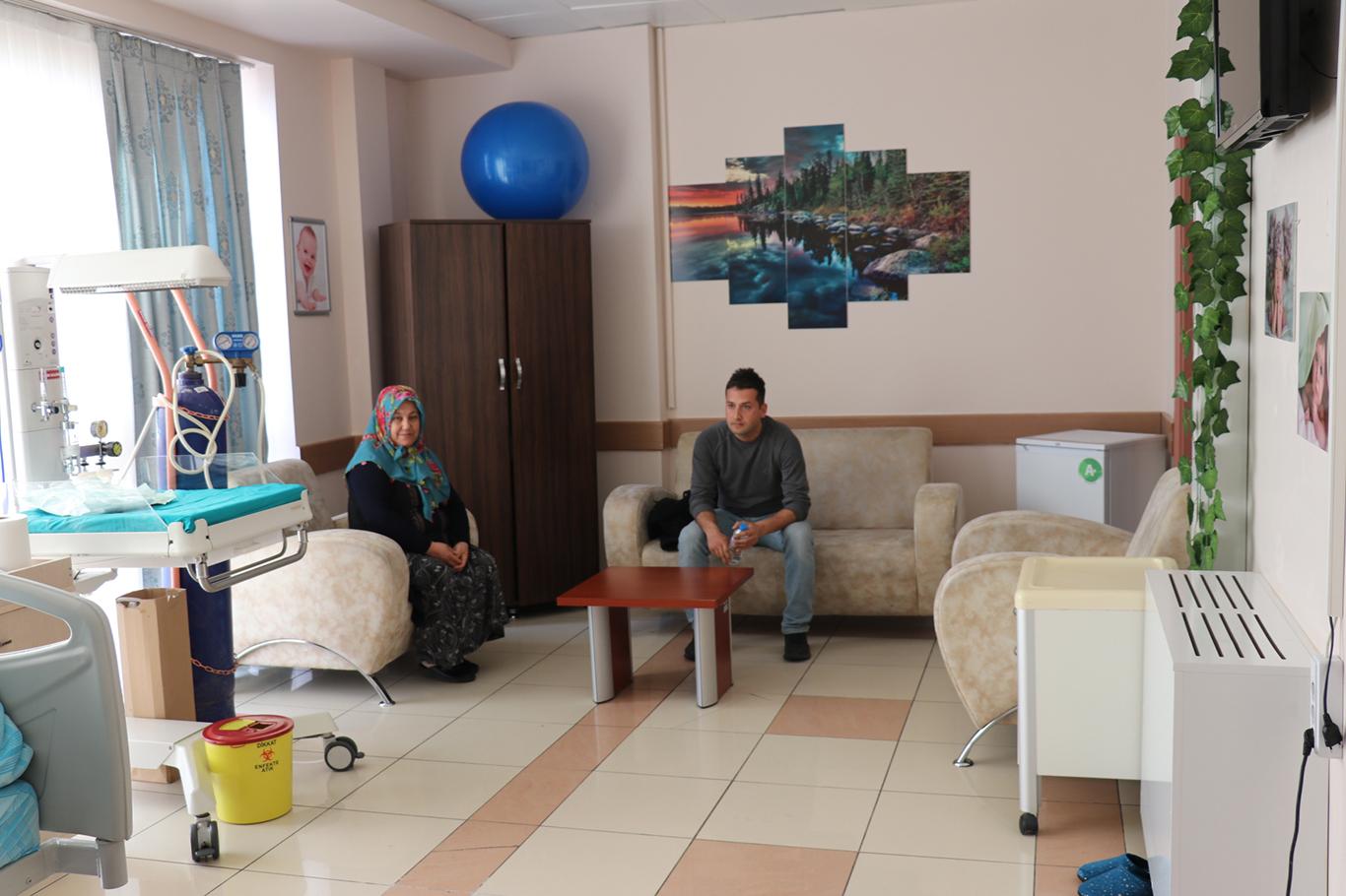 ​Bingöl Kadın Doğum Hastanesinde özel odada doğum